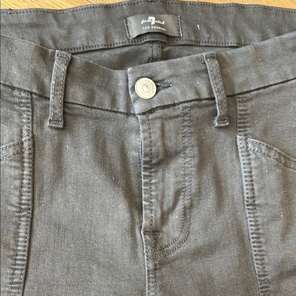 7 For All Mankind Charcoal Denim Pants